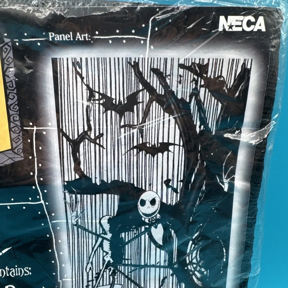 Disney Nightmare Before Christmas Curtain Drapery Panel Wall Art Halloween Decor
